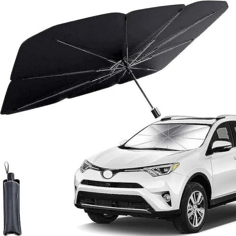 Car Sun Windshield Umbrella – UV Protection Sunshade & Privacy Shield | Foldable Heat Blocker for All Cars